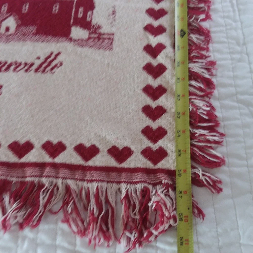 VTG Historic Oley‎ Valley PA Throw Blanket Sacred Oak 1993 Tapestry Woven 46x56